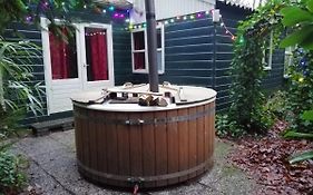 Esdoorn ontspannen in de hottub